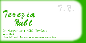 terezia nubl business card